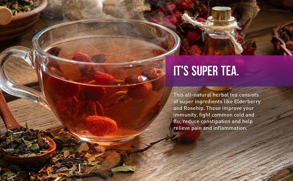 elderberry tea herbs