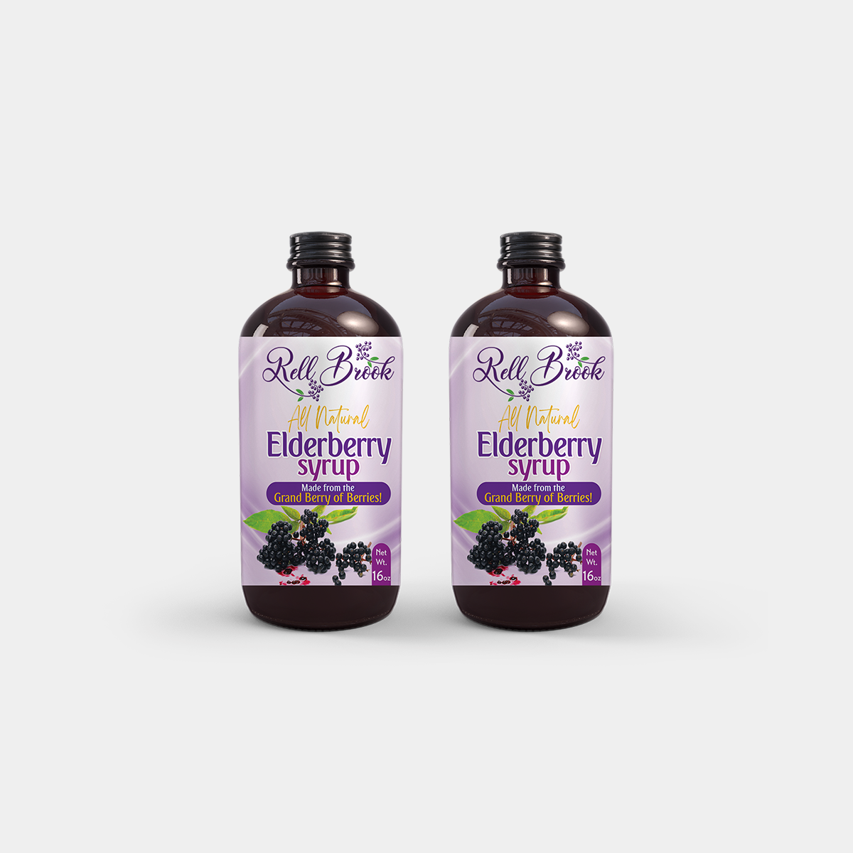 Concentrated Elderberry Syrup Pack of 2 bottles