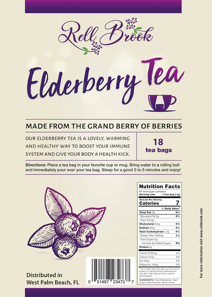 Elderberry Tea Bags Pack facts